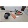 Image 1 : STIHL MSA 140 C Battery-Powered Chainsaw with 2 Battery, Charger, and Bar Cover Working Cond.