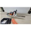 Image 7 : STIHL MSA 140 C Battery-Powered Chainsaw with 2 Battery, Charger, and Bar Cover Working Cond.