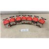 Image 1 : 7 Vintage Do-Ray Truck Marker Reflecting Lights, New Old Stock