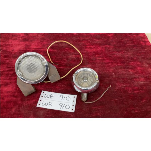 1950-52 GM Buick Roadster Guide F-40 Park Light Assembly and 1960-66 Chevy Truck Light Assembly