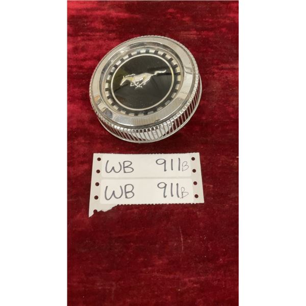 1969-70 Ford Mustang Chrome "Running Horse" Gas Cap Emblem