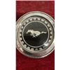 Image 2 : 1969-70 Ford Mustang Chrome "Running Horse" Gas Cap Emblem