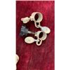 Image 4 : 17) Five Vintage Marine Nautical Wood Boat Oar Steel Pulleys