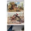 Image 3 : 7 Vintage Star Weekly Magazine Western & Colonial Scenes, 21 x 15"