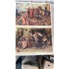 Image 5 : 7 Vintage Star Weekly Magazine Western & Colonial Scenes, 21 x 15"