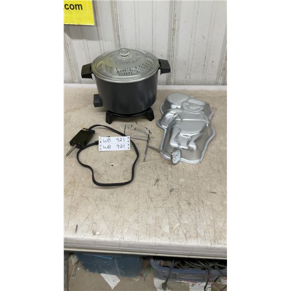 Electric Countertop Fryer and Winnie the Pooh Cake Pan