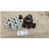Image 1 : 14 Antique Porcelain Hydro Electric Insulators for Repurposing