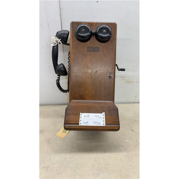 Antique Northern Electric Crank Wall Telephone, Model N517F, Early 1900s