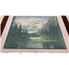 Image 3 : Vintage Canadian National Railways in Jasper National Park by MT. Edith Cavell Framed Print, 29