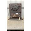 Image 1 : Antique Famous Magnet No. 4129B Cast Iron Hinged Stove Door 38 x 28" for Repurposing