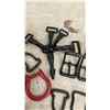 Image 5 : 53-Piece Vintage Horse Bridle Rings, Snaps, and Buckles