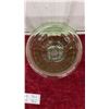 Image 4 : Pair of 1920s Uranium Glass Mixing Bowls, Paneled Rolled Rim, 10 1/2" and 9 1/2"