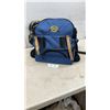 Image 2 : New Cabela's Outdoor Gear Tackle Backpack in Blue and Tan Heavy Canvas