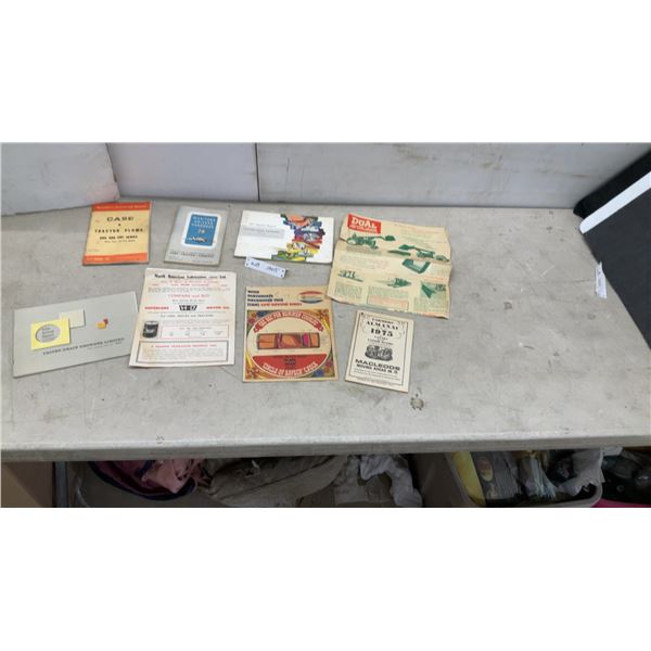 Vintage Farm Implement and Equipment Case Manuals, Dual Loader Brochure, and More