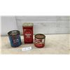Image 1 : Vintage General Store Tins: York Peanut Butter, Maxwell House Coffee, Christie's, and More