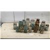 Image 1 : Collection of Antique Glass Canning Jars with Wire Bail Closures and Zinc Lids and More