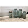 Image 5 : Collection of Antique Glass Canning Jars with Wire Bail Closures and Zinc Lids and More