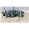 Image 1 : Collection of Vintage Glass Insulators