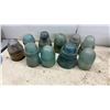 Image 2 : Collection of Vintage Glass Insulators