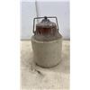 Image 3 : Three Antique Two-Tone Stoneware Canning Jars with Wire Bail Handle and Lid