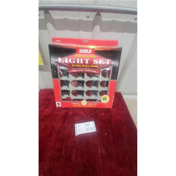 Case Ih Farmall F-12 Decorative 20-Piece Light Set, Special Edition N.O.S.
