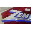 Image 2 : Vintage Zenith Electronics Advertising Sign with Lightning Bolt Logo 30"