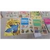 Image 3 : Collection of Vintage Golden Stamp Books Including Birds, Cats, Sea Shells, Trees, and More