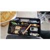 Image 4 : Slot Car Racing Set with Track Pieces, Carrying Case, Vintage Cars, and More