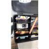Image 5 : Slot Car Racing Set with Track Pieces, Carrying Case, Vintage Cars, and More