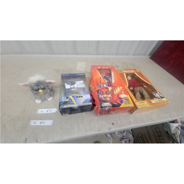 Furby, NSYNC Jc Chasez Marionette, Blood Dolls Pimp Figure, Batman Rc Flying Toy and More