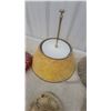 Image 3 : Collection of Vintage Light Fixtures and Lamp Shades and More