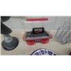 Image 2 : Purple Wall Clock, Popcorn Machine, Mini Truck Condement Rack, Fan, and More