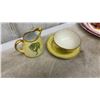 Image 3 : Noritake Hand-Painted Creamer Set, Crystal Sailboat, Porcelain Figurines, Glass Humming Bird