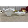 Image 7 : Noritake Hand-Painted Creamer Set, Crystal Sailboat, Porcelain Figurines, Glass Humming Bird