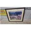 Image 1 : Framed Aerial Photograph of Abitibi Manitoba Paper Ltd., Pine Falls, Manitoba 25.6 x 21.6