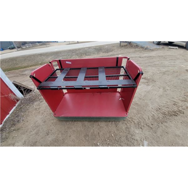 Rolling Grocery Store Rack 51 x 24 x 36"