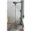 Image 5 : Brushed Nickel Torchiere Floor Lamp, 69" High