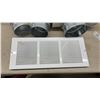 Image 2 : Assorted Galvanized HVAC Ductwork Fittings, Elbows, Reducers, Vent Cover, and More