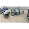 Image 4 : Assorted Galvanized HVAC Ductwork Fittings, Elbows, Reducers, Vent Cover, and More