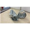 Image 5 : Assorted Galvanized HVAC Ductwork Fittings, Elbows, Reducers, Vent Cover, and More