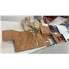 Image 1 : Quilted Leather Fender Covers,Winter Fronts, Mesh Tool Roll Organizers, and Burlap Sacks