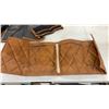 Image 2 : Quilted Leather Fender Covers,Winter Fronts, Mesh Tool Roll Organizers, and Burlap Sacks