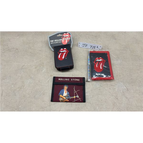 New Rolling Stones MP3 Player Case, & 2 Wallets