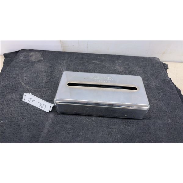Vintage Kleenex Tissues Chrome Wall-Mount Tissue Box Dispenser
