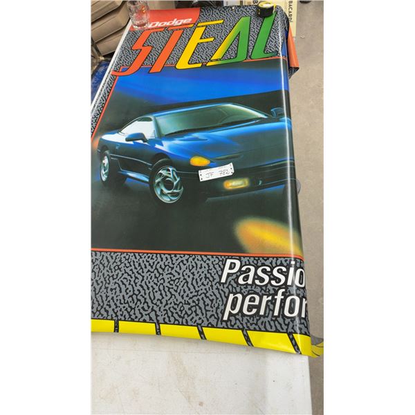 Dodge Stealth "Passion-Fired Performance" Vinyl Dealership Banner, 60 x 40, Double Sided