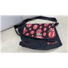 Image 4 : New Rolling Stones Messenger Bag with Iconic Tongue Logo Print and Adjustable Strap
