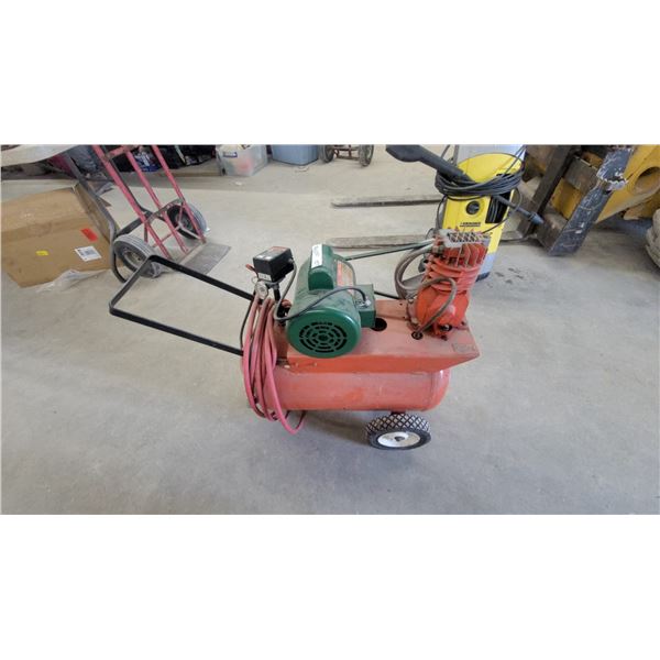 Dayton Belt-Drive Portable Air Compressor with Tank and Hose 3/4 H.P.
