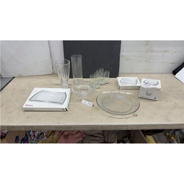 Walther-Glas Winx Glass Serving Dishes, Vases, Shot Glasses, and More