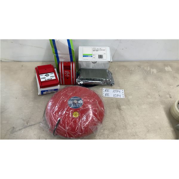 New Cerberus Pyrotronics Alarm Bell, Fire Pull Stations, EST Alarm Module