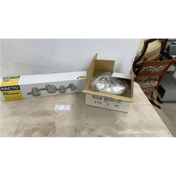 Facto Track Light and Ceiling Light Fixture